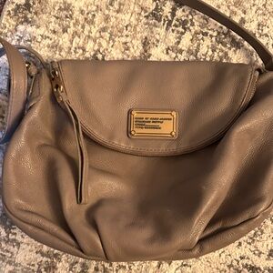 Marc Jacobs Beige Leather Shoulder Bag